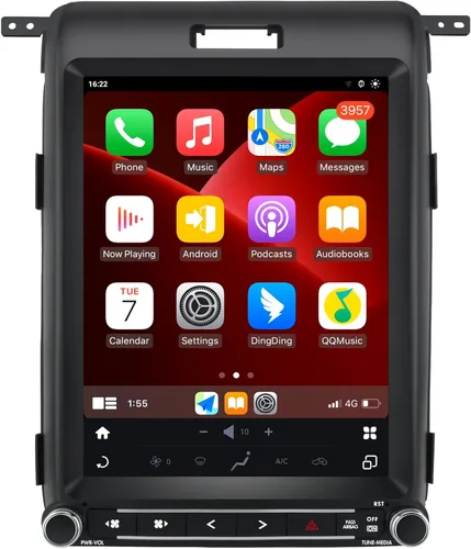 Miniatura 8 de AWESAFE [4 GB+64 GB] para Ford F150 Radio Upgrade 2013 2014, Android 13 8 Core T Style 12.1 pulgadas Pantalla táctil Radio con Carplay Android Auto