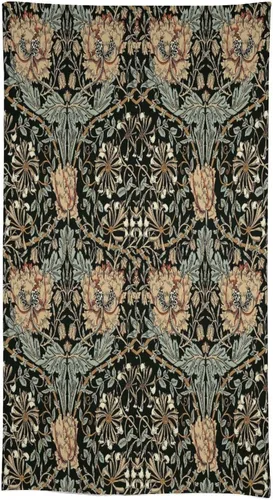 Miniatura 359 de Mantel Floral Retro de Pájaros, Diseño Original Bohemio William Morris Estampado Cubierta de Mesa para Hogar Picnic Fiesta Comedor Cocina William