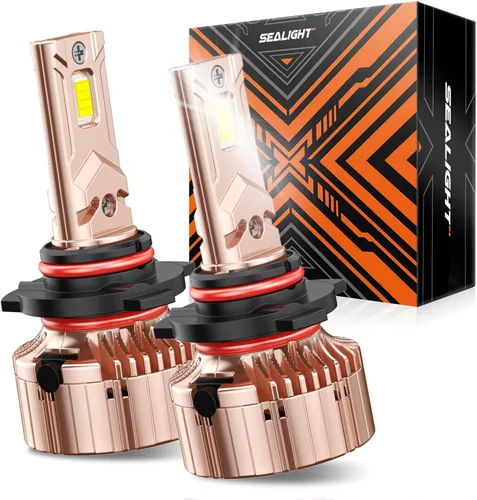 Miniatura 11 de SEALIGHT Focos H11/H8/H9 de 40000 lm, luz X6S H16, iluminación ajustable de 360°, 16 chips ultra brillantes, instalación fácil de enchufar y usar
