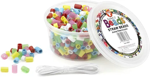 Miniatura 2 de Hygloss Productos 6828 Bucket O' Beads Material didáctico (6828), 300 Pcs
