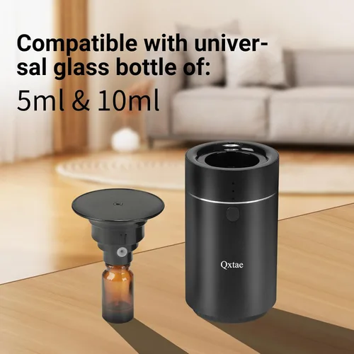 Miniatura 4 de Difusor de coche sin agua para aceites esenciales. Ambientador a batería, recargable USB-C, silencioso, a prueba de fugas, temporizador de cuenta