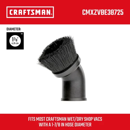 Miniatura 3 de CRAFTSMAN CMXZVBE38725 - Cepillo para polvo húmedo y seco (1-7/8 pulgadas)