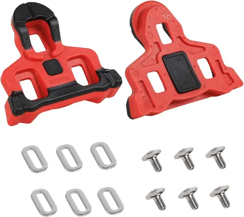 CyclingDeal Compatible con Shimano SPD-SL (6 grados flotantes) Juego de tacos – Compatible con pedales de bicicleta de carretera Shimano