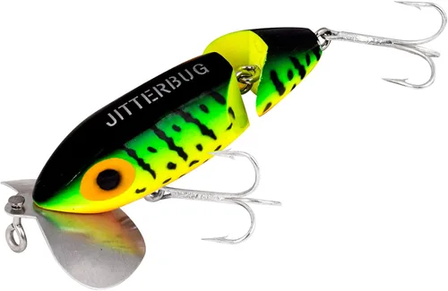 Miniatura 29 de Arbogast Jitterbug Topwater Bass - Señuelo de pesca para pesca nocturna Fire Tiger