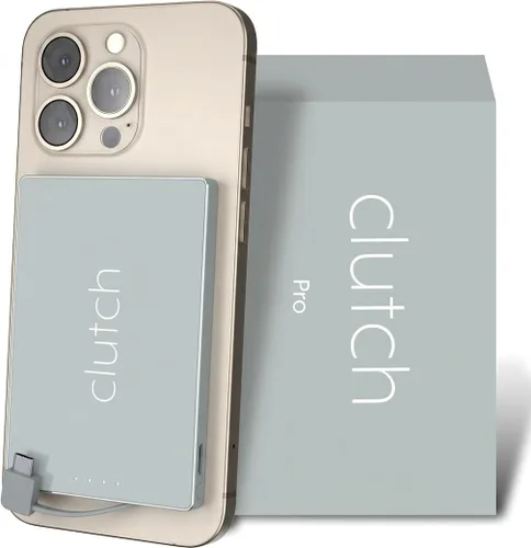 Miniatura 8 de Clutch - Cargador portátil Pro USB-C - Compatible con iPhone 15, 16, 17 y dispositivos Android - Batería magnética de banco de energía - Aprobado