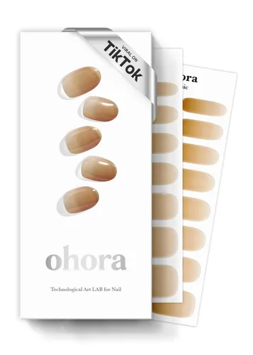 Miniatura 14 de ohora Tiras de Uñas de Gel Semi-Curadas Juego de Valor (N Bare Plum Starter Kit) Incluye Lámpara de Tamaño Completo y Mini Removedor, Calidad
