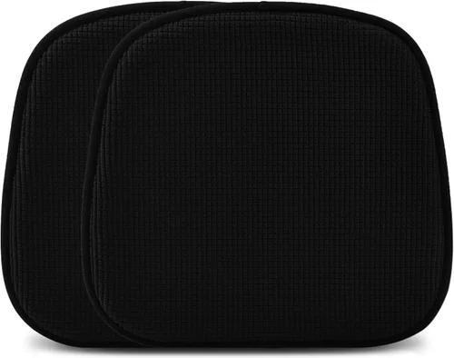 Shinnwa Paquete de 2 cojines antideslizantes para sillas de comedor, cojines de asiento de cocina en forma de U, juego de 2, 15 x 16 pulgadas, color