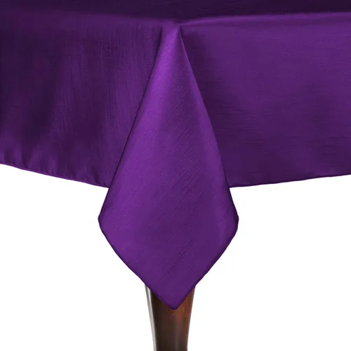 Miniatura 28 de Ultimate Textile -Paquete de 2 - Mantel rectangular reversible Shantung Satin - Majestic - Mantel rectangular de 60 x 90 pulgadas, color azul