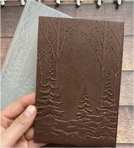 Qoiseys Carpetas de plástico de calabaza y ciervos de Halloween para hacer tarjetas, plantilla de estampado en relieve, plantilla de papel para