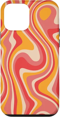 Miniatura 15 de iPhone 11 Pro Max Retro Groovy Liquid Swirl Hippie 70's 80's Psychedelic Phone Case