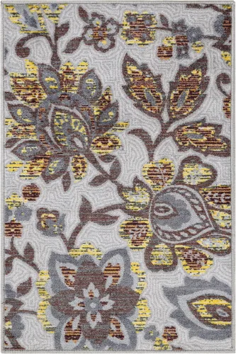 Superior 's Designer - Alfombra antideslizante Jezabel de alta calidad, impresa digitalmente de alta calidad, bajo mantenimiento, asequible y a la