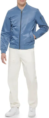 Miniatura 3 de Levi's MA-1 Flight chamarra satinada sin relleno para hombre
