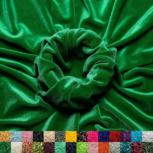 Miniatura 41 de Ice Fabrics The Yard - Tela de terciopelo elástico elástico suave de 60 pulgadas de ancho para coser ropa, disfraces, manualidades, 90% poliéster