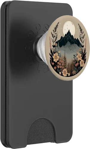 Miniatura 7 de Boho Chic Boho Hippie Nature Mountain Floral para niñas PopSockets intercambiables PopGrip