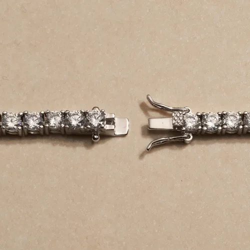 Miniatura 3 de Ross-Simons 10.00 ct. t.w. CZ Tennis Bracelet in Sterling Silver