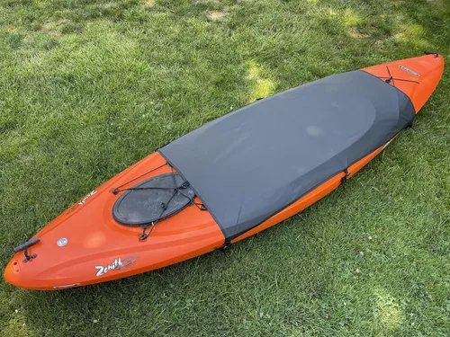 Miniatura 6 de Explore Land Cortina universal para kayak para cabina de hidromasaje, impermeable, para interiores y exteriores, paquete de 2 unidades, tamaño Gris