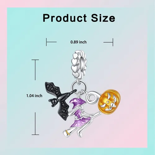 Miniatura 55 de LUXILLA Abalorio de plata de ley 925 para madre, hija, abuela, para familia, amor, madre, hija, abuela, para pulseras, collares, dijes, abalorios
