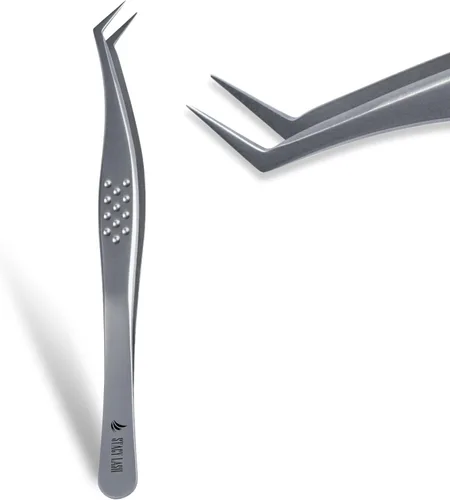 Miniatura 6 de Stacy Lash STL-1 Pinzas de extensión de pestañas aislantes/Suministros para extensiones clásicas y pestañas postizas individuales/Herramienta