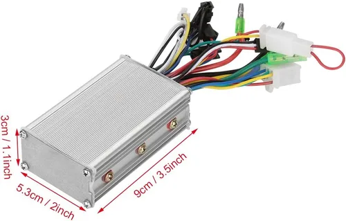 Miniatura 2 de Dioche Controlador de velocidad del motor, controlador de motor de cepillo eléctrico, controlador de motor Brainpower de 36V/48V 350W para scooter