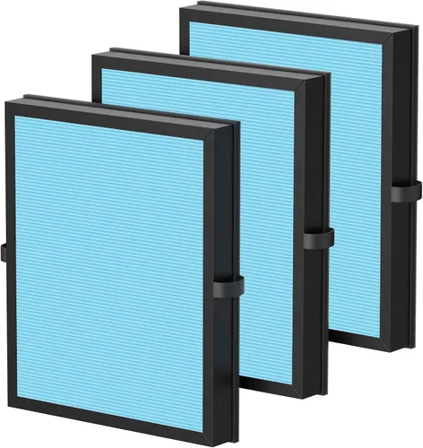 Miniatura 8 de iSingo Paquete de 2 filtros de aire compatibles con purificador de aire MK-04 MG-04JH, filtración de 4 capas adecuado para polvo, caspa de mascotas