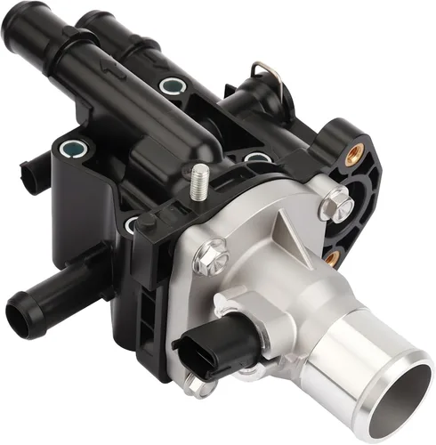 Miniatura 29 de Ensamble de carcasa de termostato IRONTEK con sensor 2L2Z8592AA para Ford Explorer 2002-2010, Explorer Sport Trac 2007-2010, para Mercury
