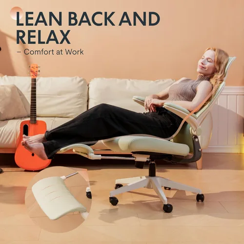Miniatura 9 de FLEXISPOT Foldex - Silla de oficina ergonómica, silla plegable para espacios pequeños con soporte lumbar, reposabrazos abatibles, reposacabezas 3D