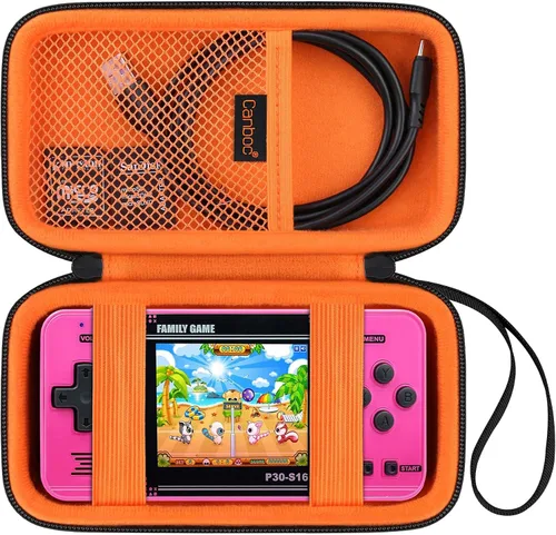Miniatura 11 de Canboc Carrying Case for WELLST·G Handheld Game -Preloaded 220 Retro Video Games/ My Arcade Atari Pocket Player Pro Game Console, Mesh Pocket fits