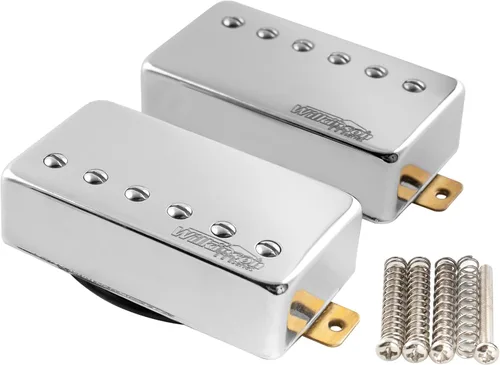 Miniatura 6 de Wilkinson Vintage Tone Alnico - Juego de 5 pastillas Humbucker para guitarra eléctrica estilo Les Paul, cromada Juego de cromo