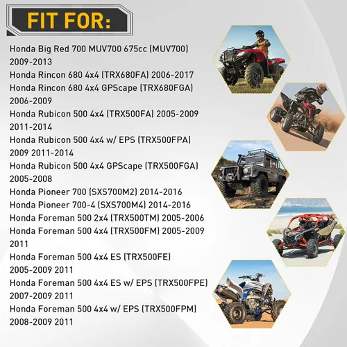 Miniatura 7 de 17254-HPO-A00 Filtro de aire para Honda pioneer 700 Foreman 500 Rincon 680 4x4 Big Red 700 MUV700 TRX680FA TRX680FGA TRX500FM TRX500FE SXS700M2