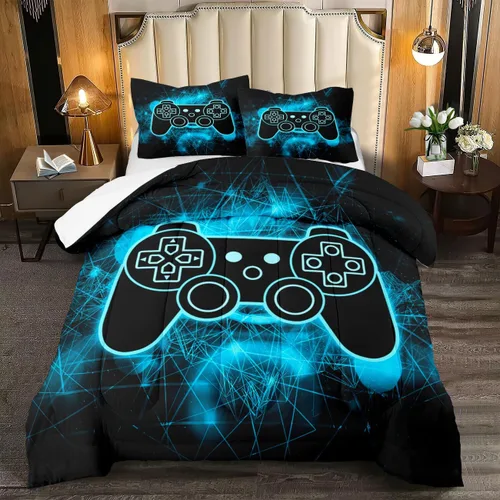 Miniatura 3 de Ropa de cama gamer, juegos de ropa de cama gaming para niños, juegos de ropa de cama tamaño twin para niños, juegos de ropa de cama para niños
