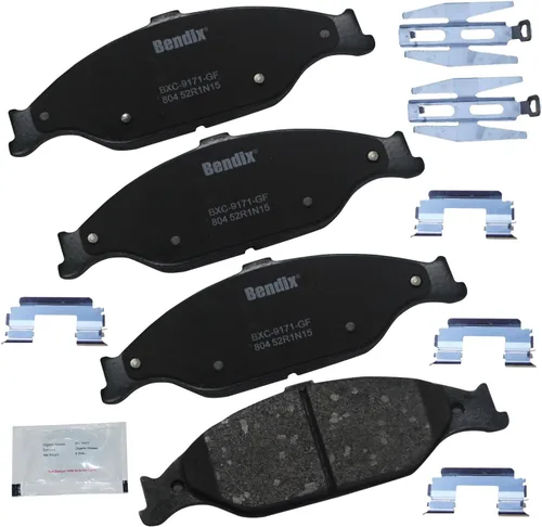 Miniatura 121 de Pastillas de freno delanteras cerámicas Bendix Priority1 CFC2302 para Hyundai Elantra 2021, Sonata 2022-2020, Kia K5 2023-2021