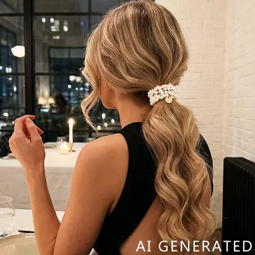 Miniatura 3 de Fashey Coleteros de perlas para el cabello, accesorios para el cabello para mujer