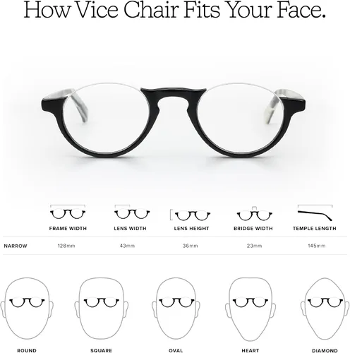 Miniatura 4 de eyebobs - Vicepresidente Gafas de lectura prémium para hombres y mujeres Marco de medio borde