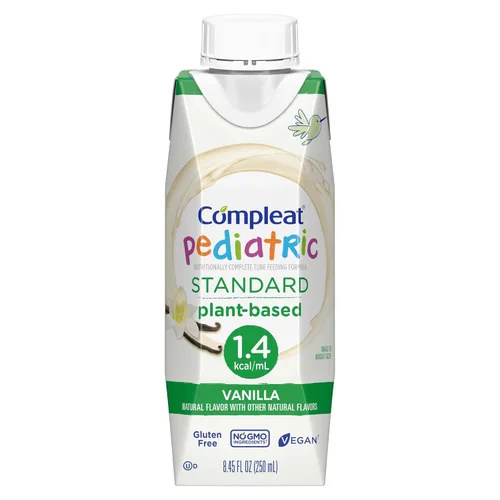 Compleat Estándar pediátrico 1.4 Cal Suplemento oral pediátrico Vainilla 8.45 oz Cartón 24 Ct
