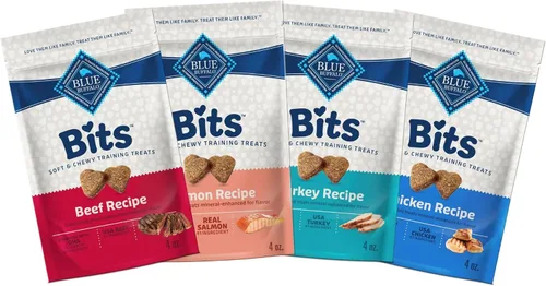 Miniatura 24 de Blue Buffalo Bits Golosinas Suaves para Perros para Entrenamiento, Hechas con Ingredientes Naturales y Mejoradas con DHA, Receta de Carne de Res