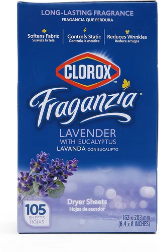 Miniatura 17 de Clorox Fraganzia - Hojas de secadora suavizantes de tela, reductoras de arrugas y antiestáticas, para ropa con gran olor, suaviza telas, aroma Océano