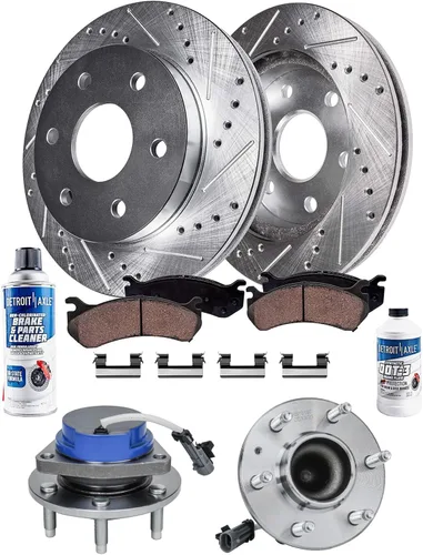 Miniatura 17 de Detroit Axle - Rotores de freno traseros para Toyota GR Supra BMW 230i 330e 330i 430i 530i 530i 530e 540d 540i xDrive X3 X4 Z4, rotores de freno