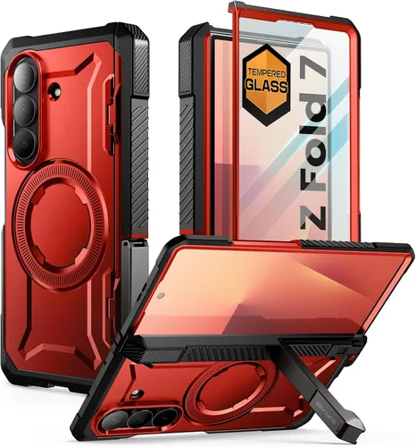 Miniatura 14 de SUPCASE Funda para Samsung Galaxy Z Fold 7 con Soporte (UB Grip), [Compatible con MagSafe] [Protector de Pantalla de Vidrio Templado Integrado]