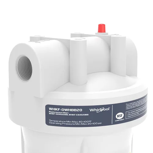 Miniatura 4 de Whirlpool Carcasa de filtro de agua para toda la casa de 20 x 4.5 pulgadas, sistema certificado NSF para filtro de carbono de sedimentos