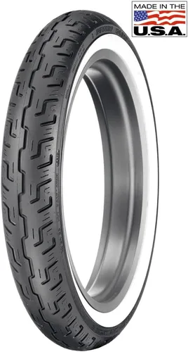 Miniatura 5 de Dunlop Neumático delantero de motocicleta D401 100/90-19 (57H) de pared blanca ancha - Compatible con: BMW F650 1997-1999