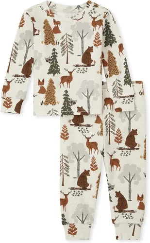 Miniatura 2 de The Children's Place Pijama de Navidad unisex para bebé, algodón Esqueleto
