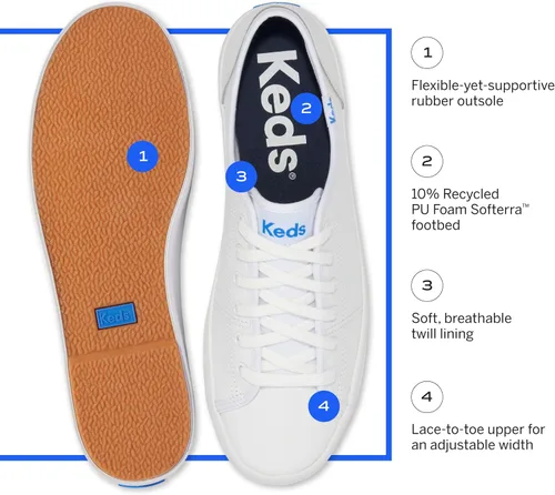 Miniatura 4 de Keds Tenis Kickstart con cordones para mujer