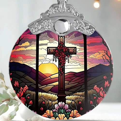 Miniatura 21 de Jocidea Adornos navideños de búho - Adornos festivos de vidrio manchado, adornos para árbol de Navidad, regalos de Navidad para amantes de los búhos