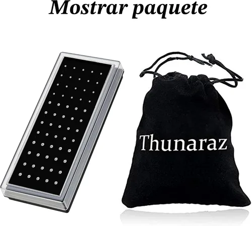 Miniatura 9 de Thunaraz Pernos Recto en Forma de L de Acero Inoxidable para la Nariz, Joyería para el Cuerpo, 20G-22G, 1.5mm, 2mm, 2.5mm
