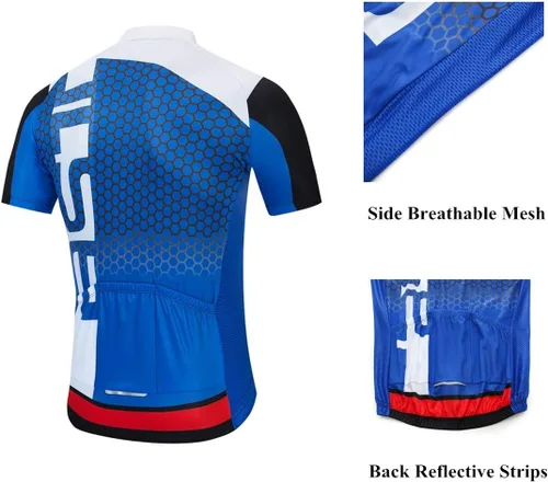 Miniatura 5 de Conjunto de camiseta de ciclismo para hombre, pantalones cortos de verano para niños, trajes de ciclismo de montaña, camisetas de equitación