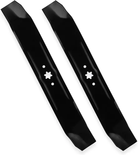 942-0616A - Cuchillas de mantillo de 6 estrellas de 42 pulgadas para Cub Cadet XT1 XT2 LT42 LX42 ZT1 RZT 42 LTX 1040 Craftsman T110 T210 Troy Bilt