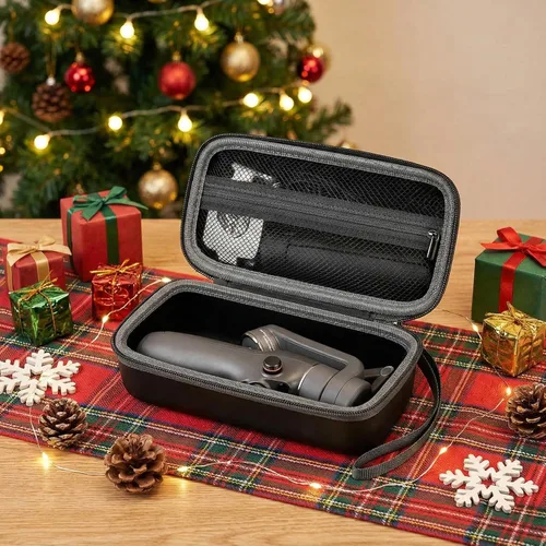 Miniatura 2 de ALKOO Funda protectora EVA para DJI Osmo Mobile 8, 7 y 7P, diseñada para almacenamiento seguro, viajes y uso de vlogging