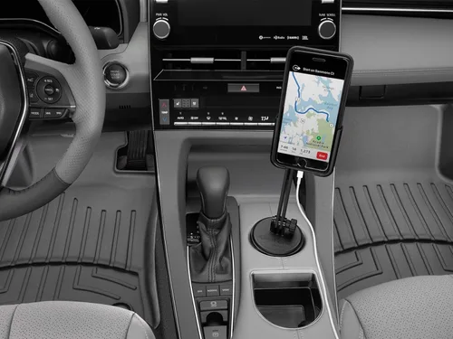 Miniatura 3 de WeatherTech CupFone con extensión – Soporte ajustable y universal para teléfono móvil con portavasos para coche y camión – Mejor diseño para carga