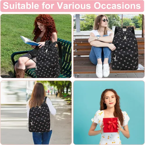 Miniatura 64 de Bluboon Juego de mochila para adolescentes, mochila escolar para niñas, lonchera y lápices, bolsas para estudiantes, 3 en 1, rosa-3 juegos, Escuela