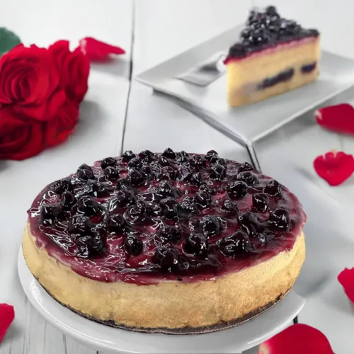 Miniatura 3 de ANDY ANAND CHOCOLATIER Pastel tradicional de arándanos de 9 pulgadas, 2 libras, postre fresco de panadería – Regalo de pastel de cumpleaños gourmet